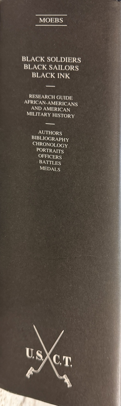Spine of the actual copy, where the title appears