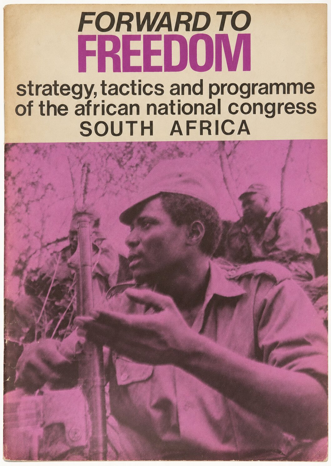 Front cover of Forward to Freedom, an African National Congress exile-era pamphlet