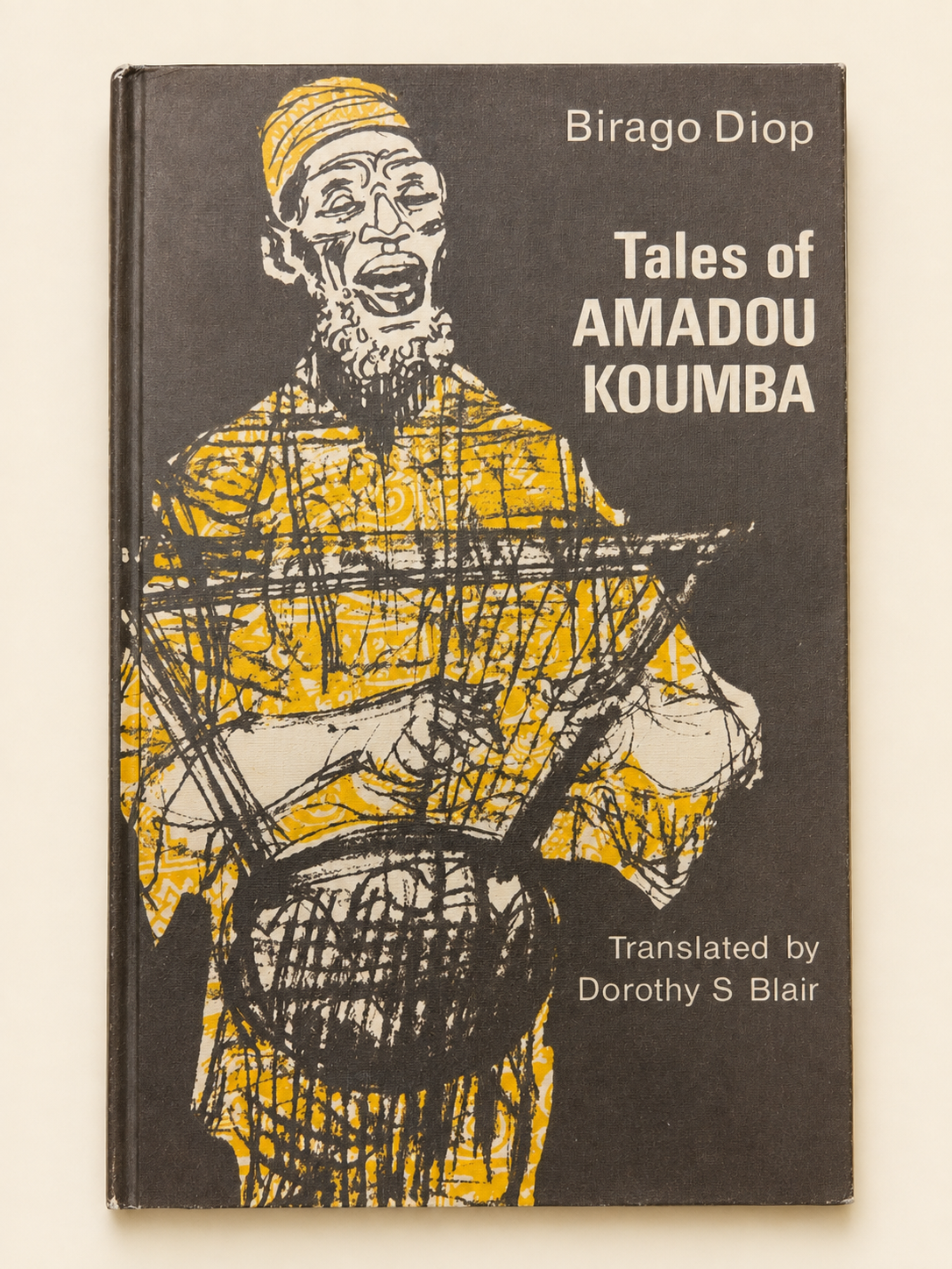 Front cover of the 1966 Oxford first English edition of Tales of Amadou Koumba by Birago Diop.