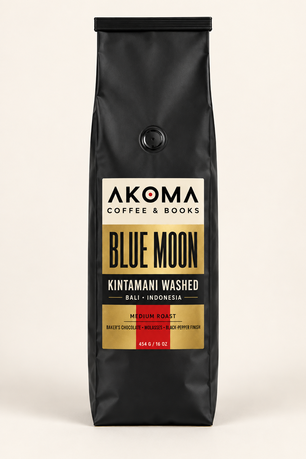 Kintamani Blue Moon matte-black 1 lb Bag